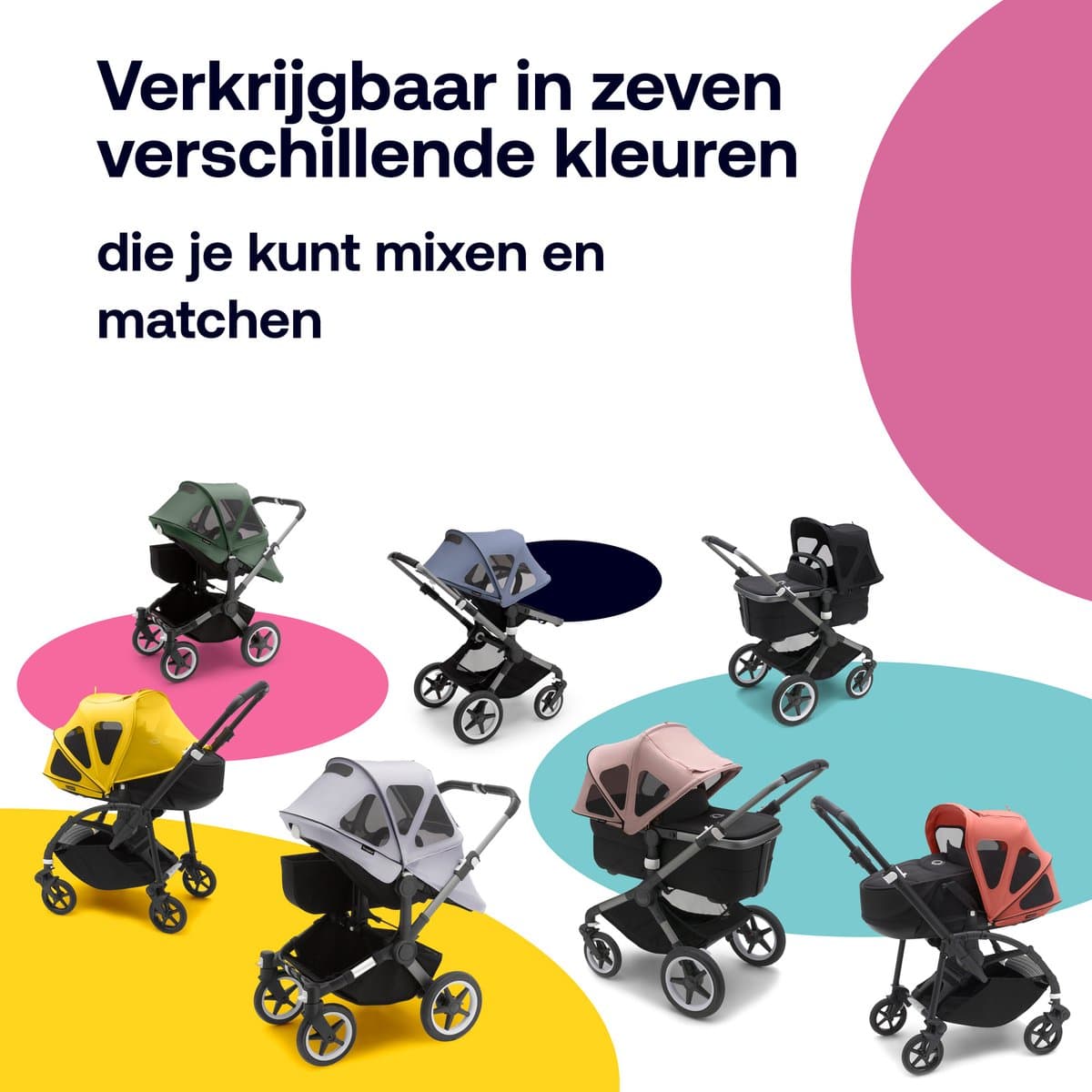 Bugaboo Bee breezy zonnekap, Lemon Yellow thumbnail 5