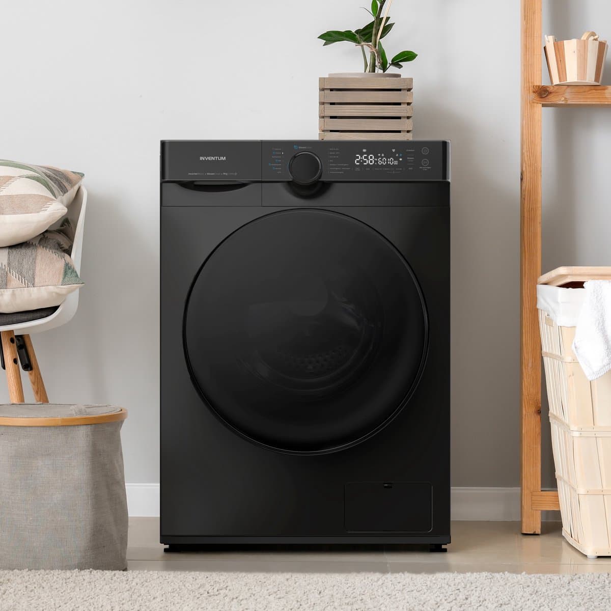 Inventum VWM9010B 9 kg met SteamClean