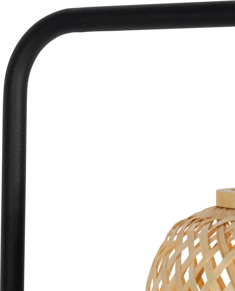 QAZQA yvonne - Oosterse Vloerlamp | Staande Lamp - 1 lichts - H 170 cm - Naturel - Woonkamer | Slaapkamer | Keuken thumbnail 5