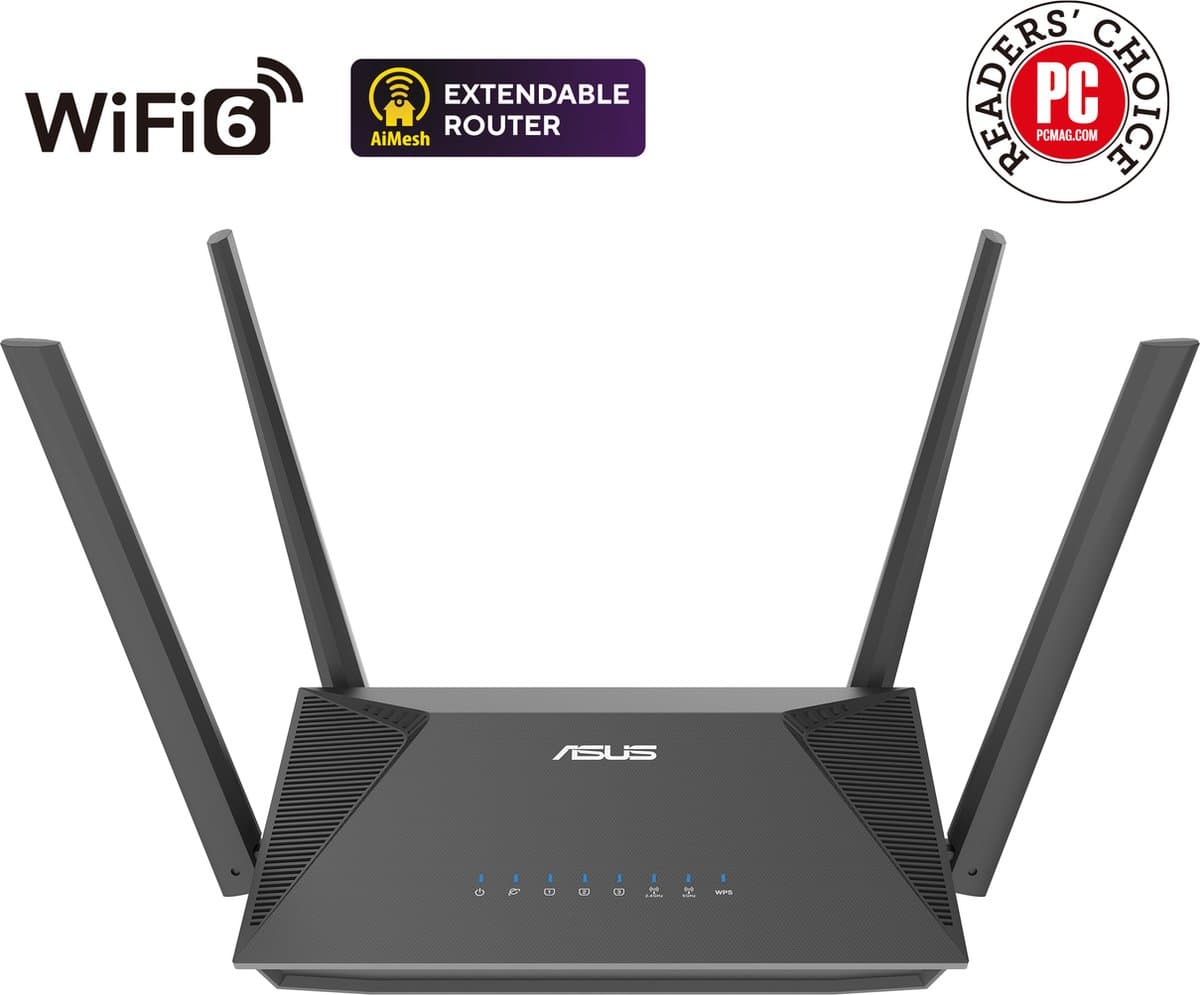ASUS RT-AX52 Wi-Fi 6 Router - 1800 Mbps Dual-band thumbnail 3