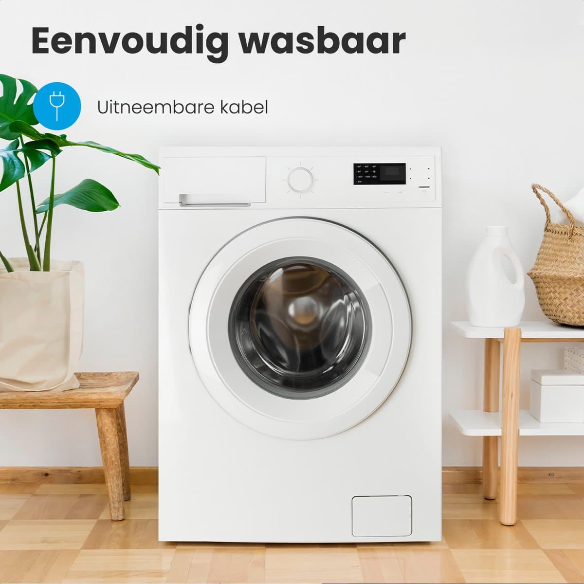 Auronic Elektrische Deken - 160 x 120 cm - 1 Persoons Warmtedeken - 9 Warmtestanden - Verwarmingsdeken - Blauw thumbnail 3