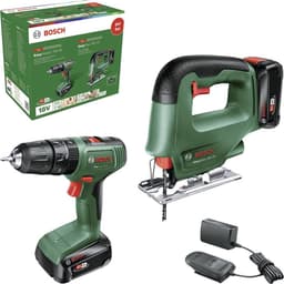 Productfoto van Bosch EasyImpact 18V-40 + EasySaw 18V-70 set (2 accu's)