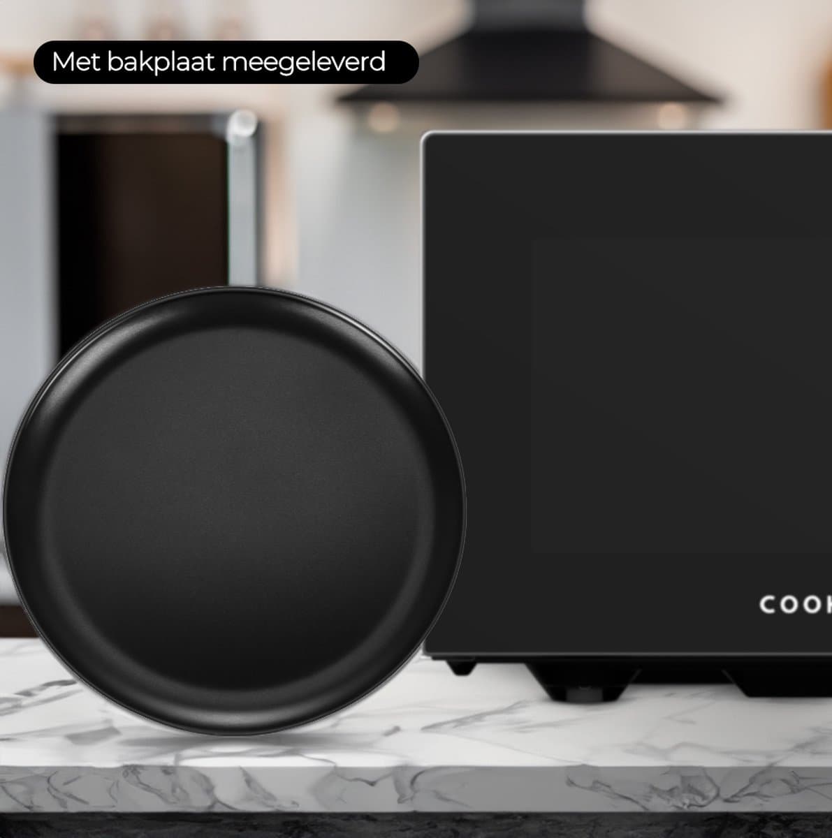 COOK-IT Combi Magnetron Vrijstaand 25L - Heteluchtoven en Grill - 25L thumbnail 3