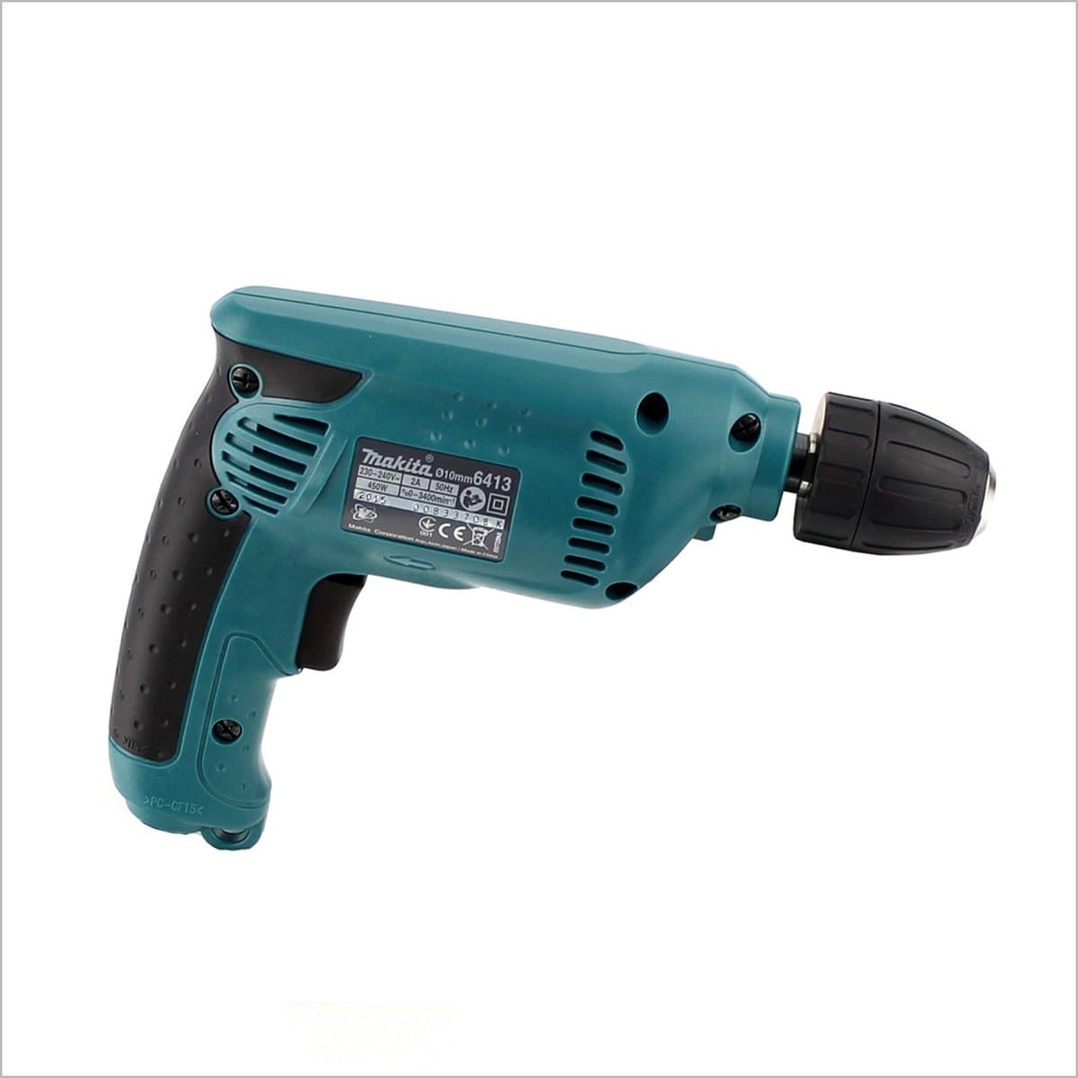 Makita 6413 450W boormachine met snelspanboorkop thumbnail 8