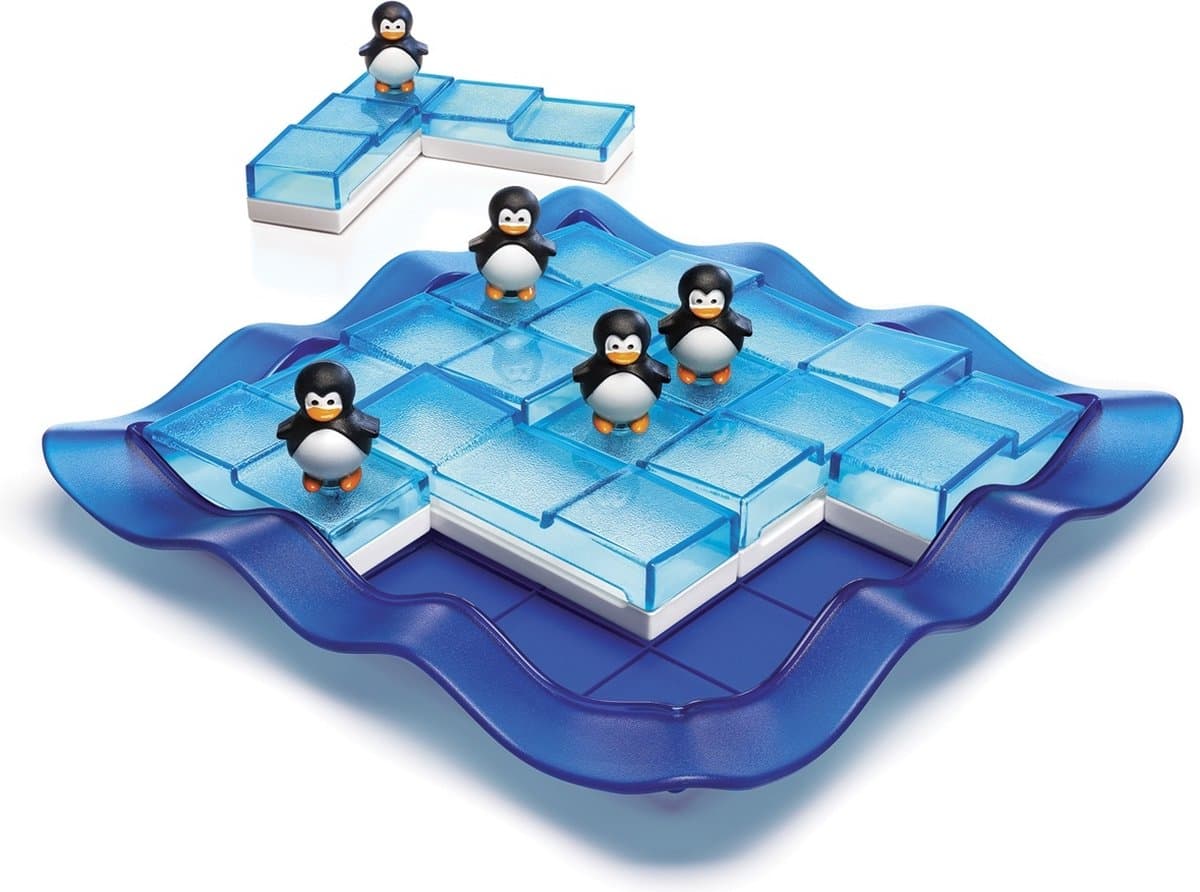 SmartGames Penguins on Ice: vervormbare pentomino-puzzel met 100 opdrachten