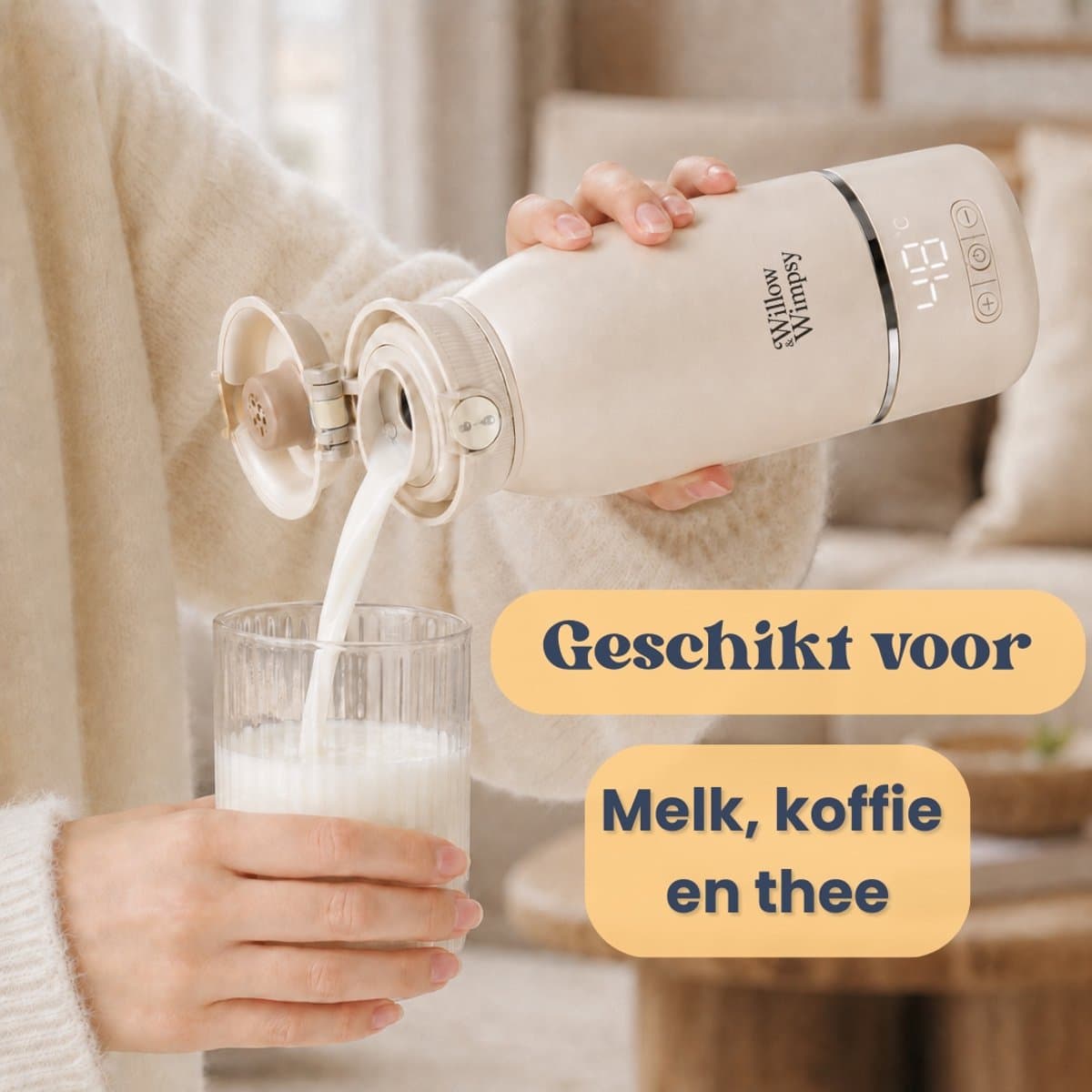 Draagbare Flessenwarmer Onderweg - Draadloos - Alle Merken - 500 mL - Baby Flesverwarmer - Thermosfles thumbnail 3