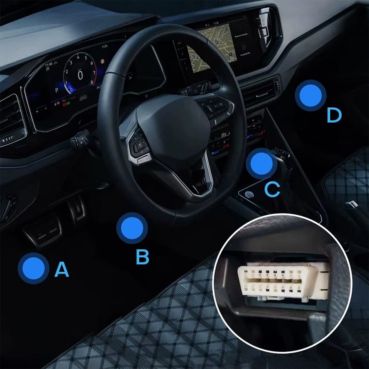 OBD-diagnose-interface met scherm V750 thumbnail 6