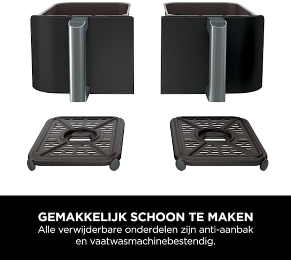 Ninja Foodi AF200EU Dubbele Airfryer XXL - Dubbele Mand - 7.6 Liter - Dual Zone Technologie thumbnail 4