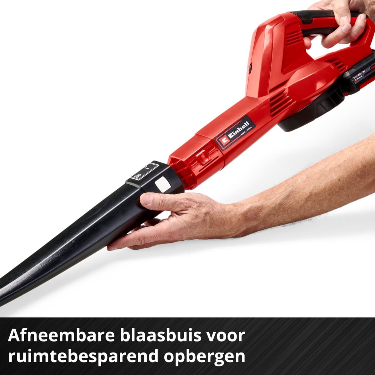 Einhell Accu Bladblazer GE-CL 18 E Li Kit - Power X-Change - 18 V/Li-ion - Blaassnelheid: 210 km/h - Incl. 2.0 Ah Accu en lader thumbnail 4