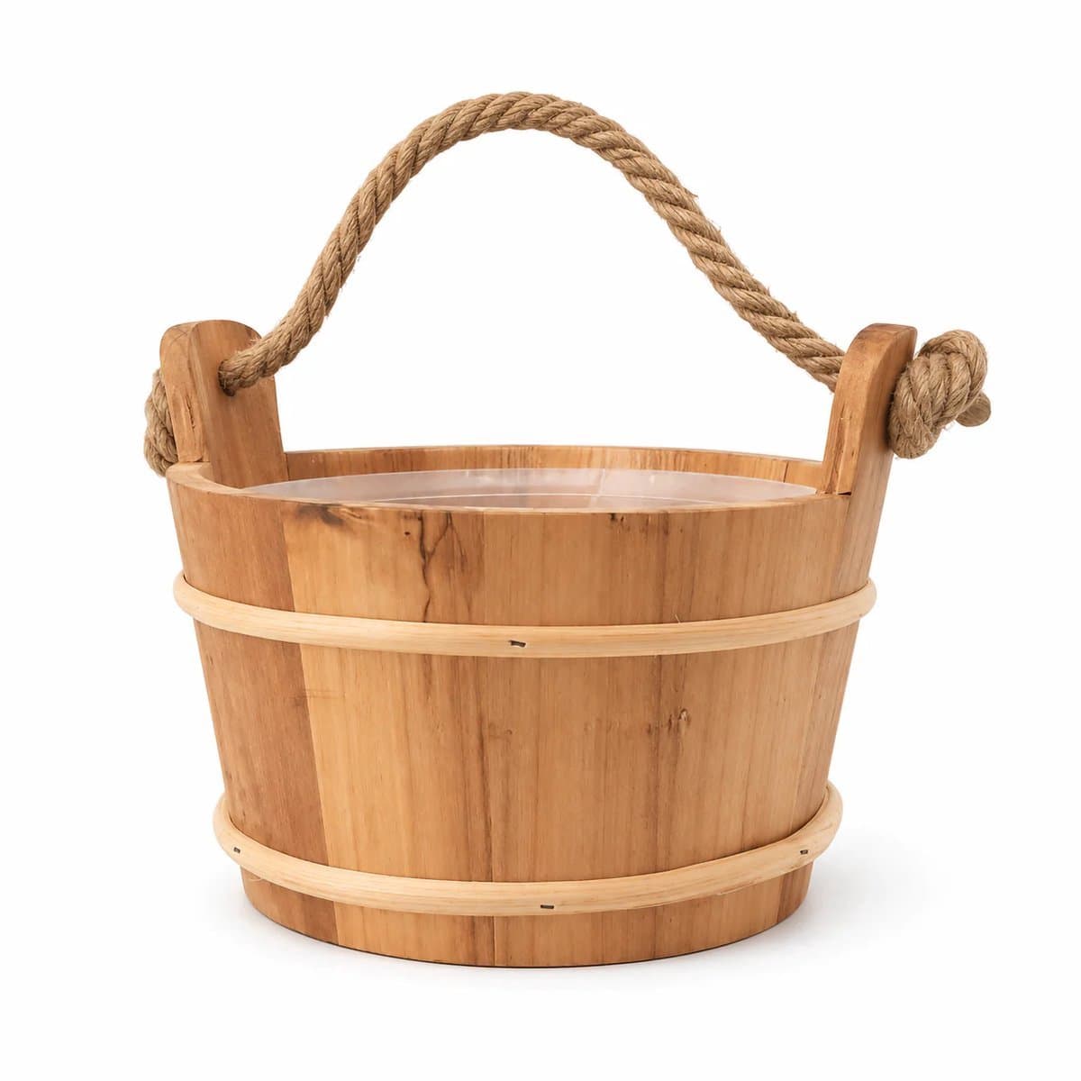 Heetvik Sauna Emmer - Elzenhout, 4L, Touwhandvat thumbnail 4