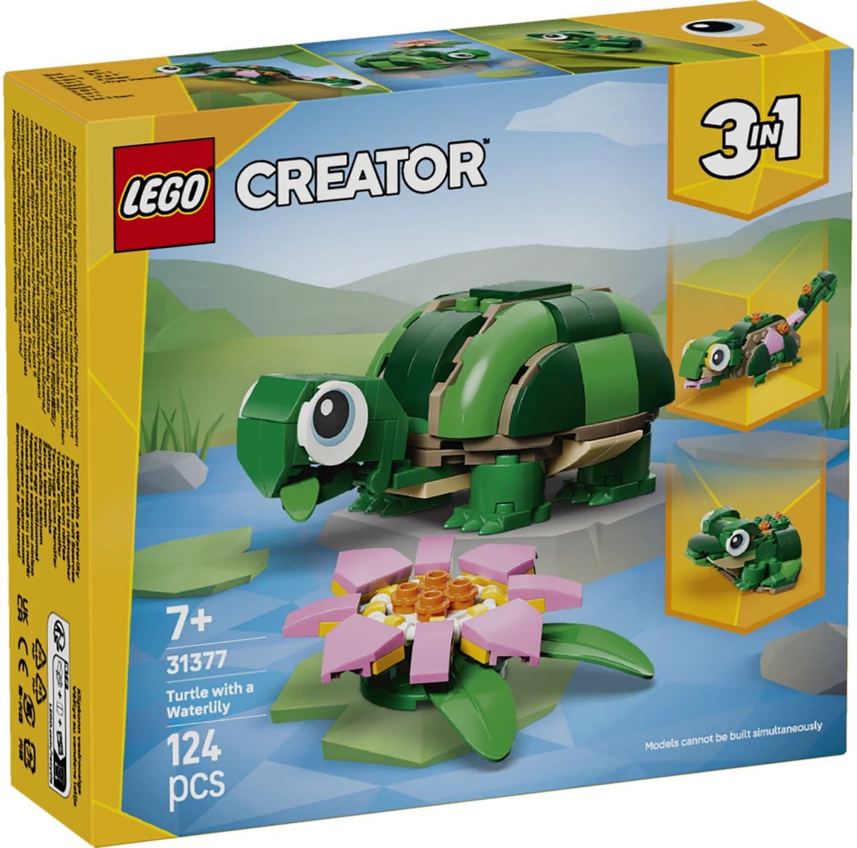 LEGO Creator Schildpad met waterlelie - constructiespeelgoed