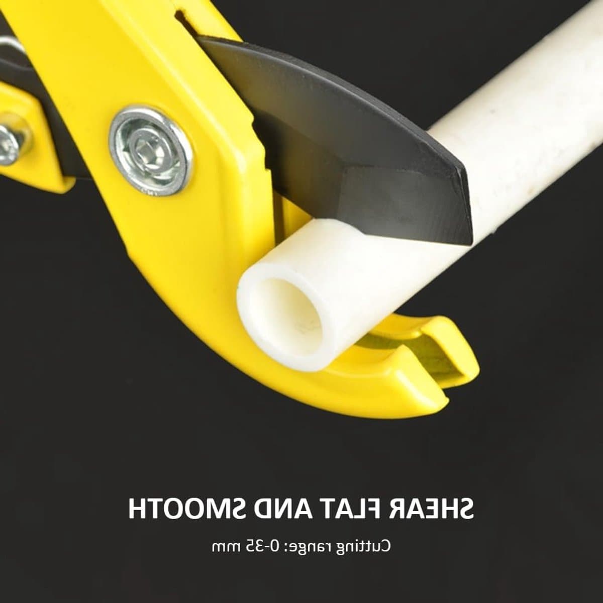 Professionele PVC en PPR buizensnijder voor kunststof leidingen, snijcapaciteit tot 35 mm, ergonomisch ontwerp thumbnail 3