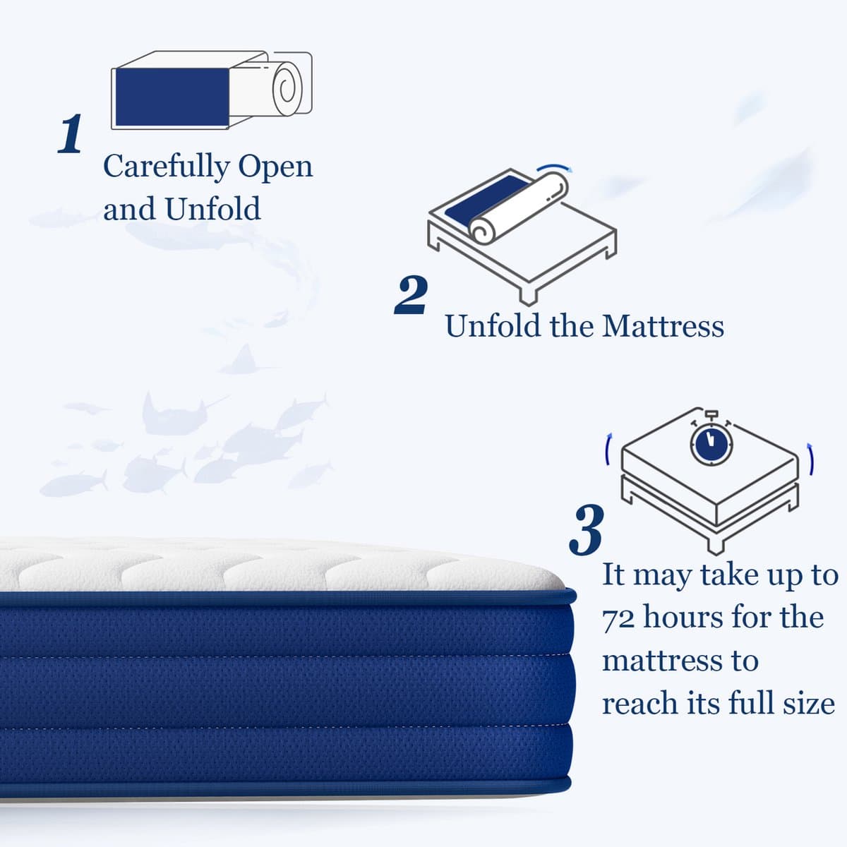 HOMAVO Matras 160x200 - 7-zones pocketvering H3 thumbnail 7
