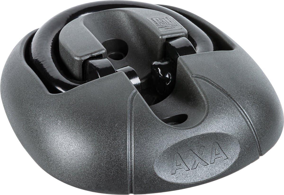 AXA Muur‑ en Vloeranker – ART 4 Anker – 14 mm Gehard Stalen Beugel – Voor Fiets, E‑bike, Bakfiets, Scooter en Brommer – Zwart thumbnail 2