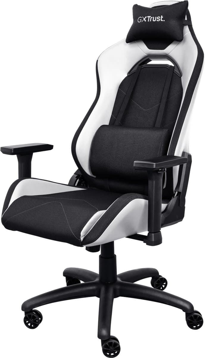 Trust GXT 714W Ruya - Gaming Stoel - Gamingstoel - Bureaustoel - Verstelbaar - Gamestoel - Gaming Chair - Wit thumbnail 8