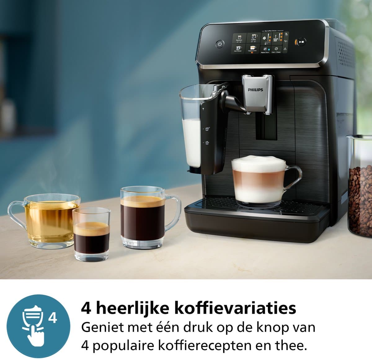 Philips EP2334/10 LatteGo 2300 – Volautomaat met SilentBrew thumbnail 3