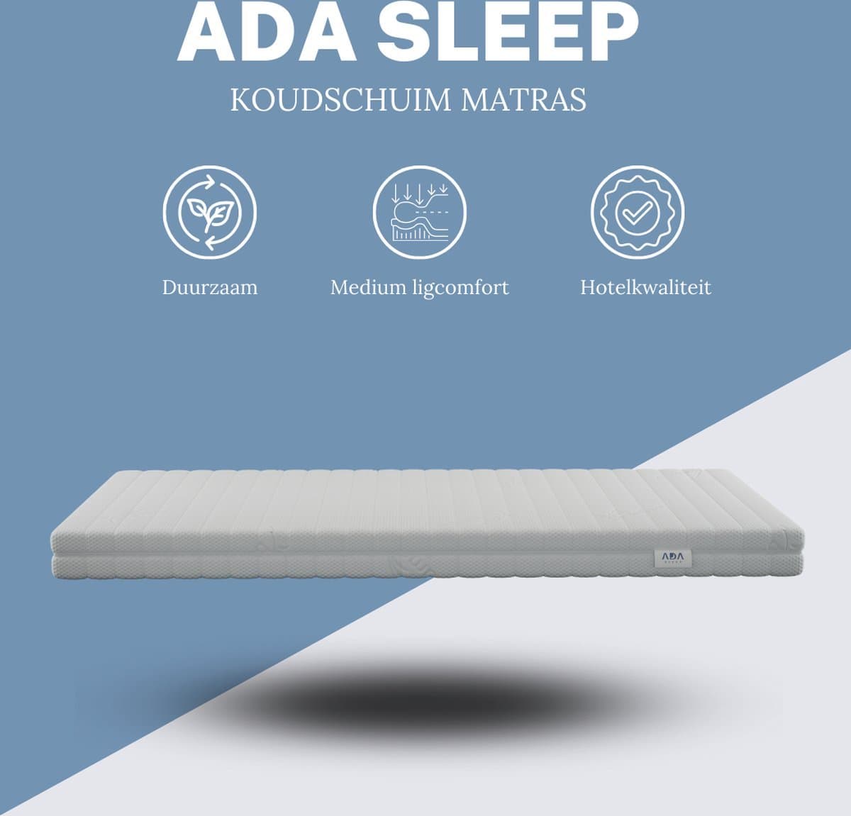 Topper 140x200 - 9 cm - HR Koudschuim Hybride - Tencel Bambo - Topdekmatras - Topper Matras thumbnail 6