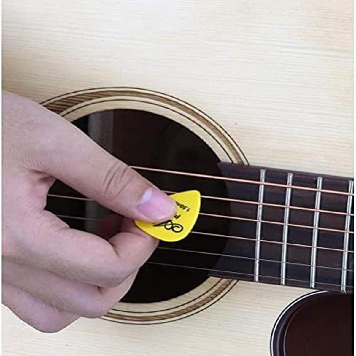 null 30-delige Gitaarplectrums Set – 6 diktes, 30 stuks thumbnail 5