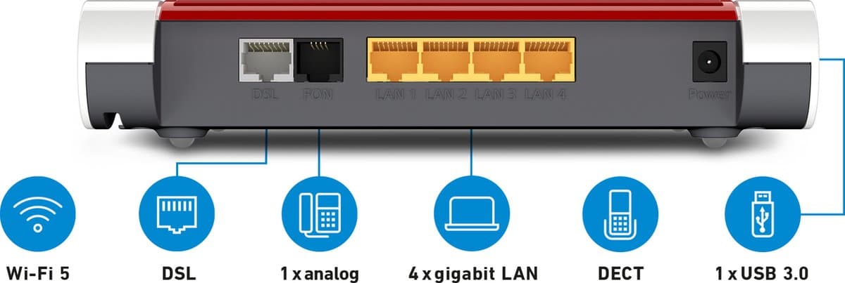 AVM FRITZ!Box 7530: Mesh-router met WiFi 5 voor smart homes thumbnail 4