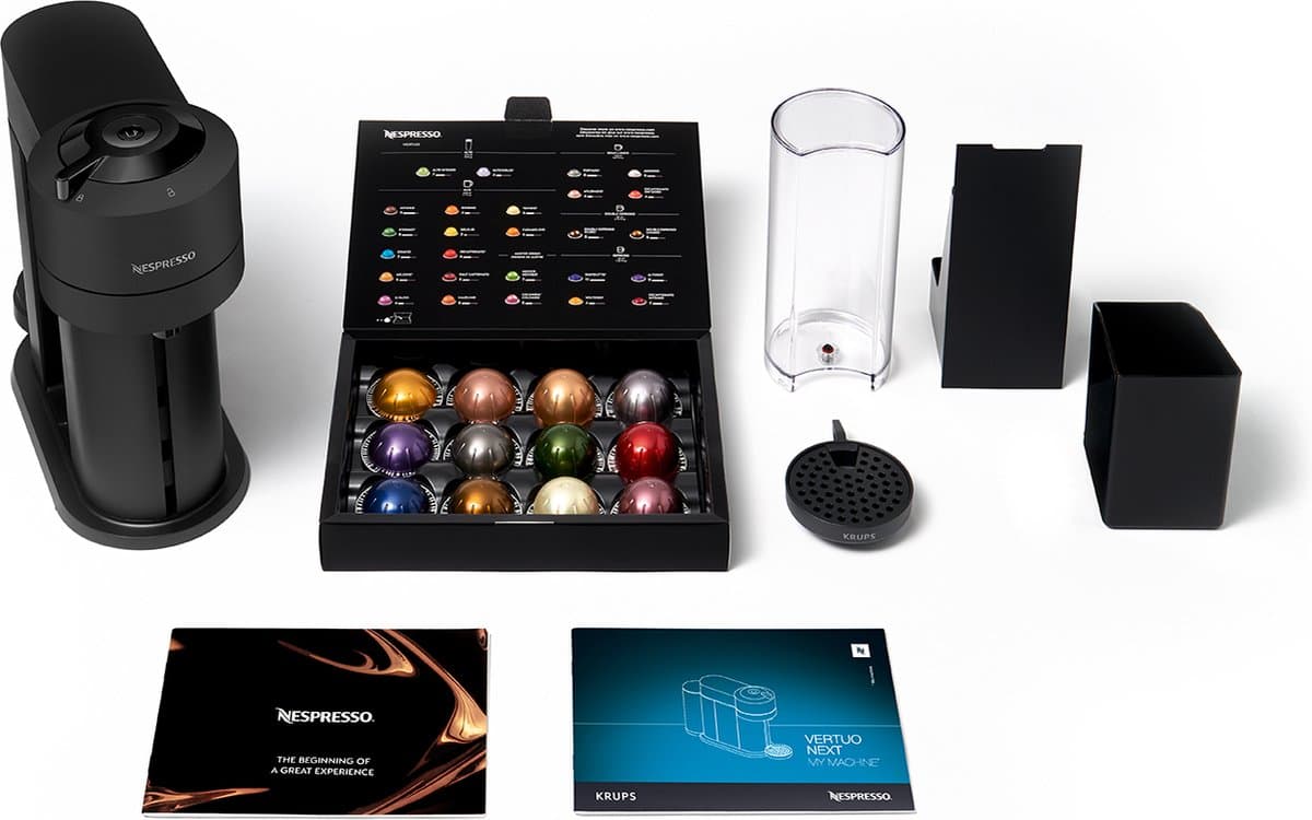 Krups Nespresso Vertuo Next XN910N - koffiecupmachine - mat zwart thumbnail 7