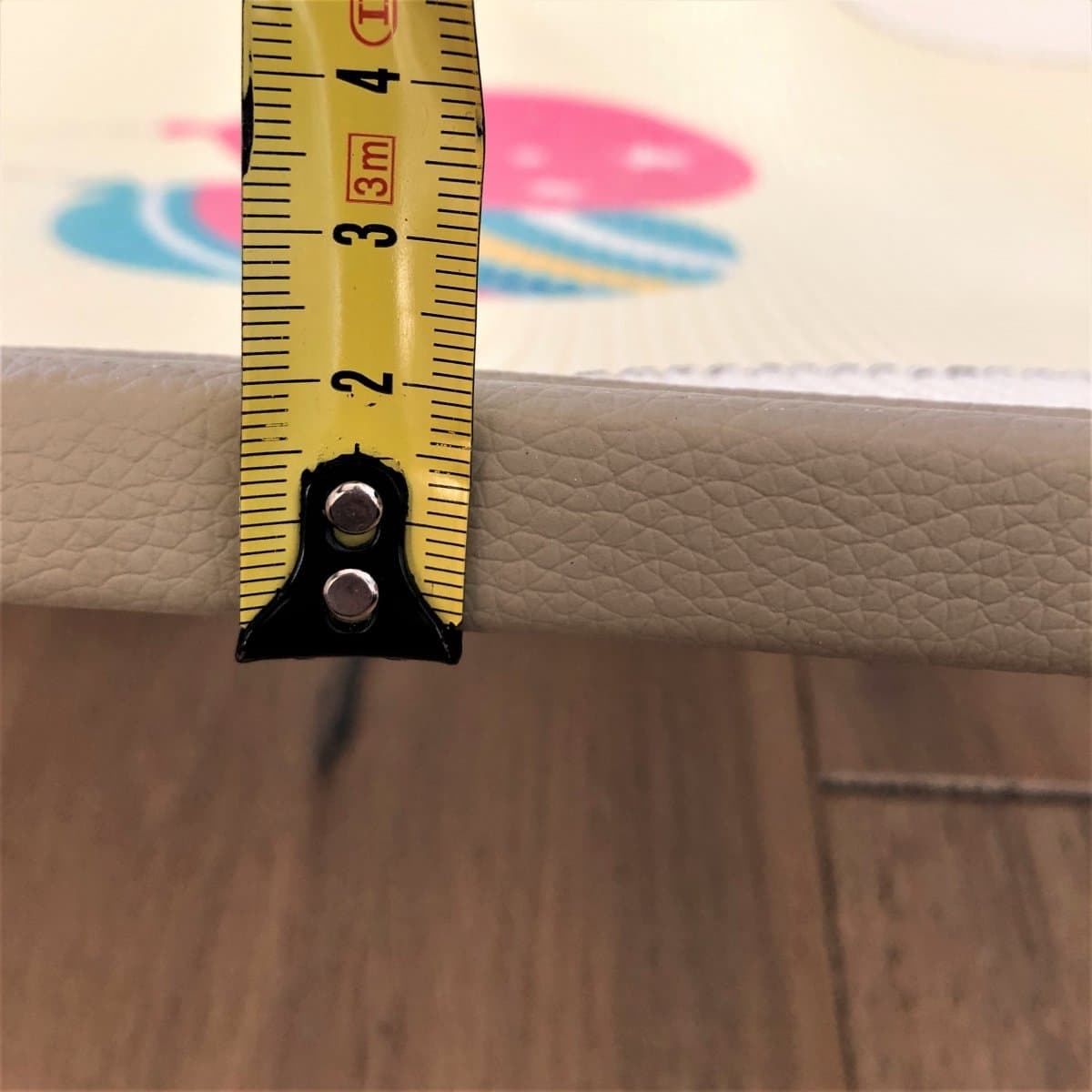 Mamabrum Baby Kruipmat Baby Tapijt Speelmat, 150 X 180 X 2,0 Cm, Niet-Giftige Vloermat Verdikte Vergrote Schuimmat Opgerold Waterdicht Antislip Draagbaar, Weg En Zigzag thumbnail 3
