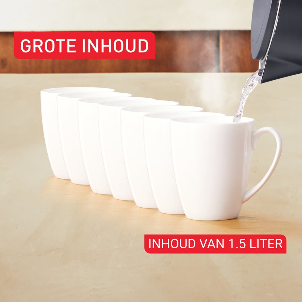 Tefal Thermo Protect KO1408E0 - Waterkoker - 1.5L thumbnail 2
