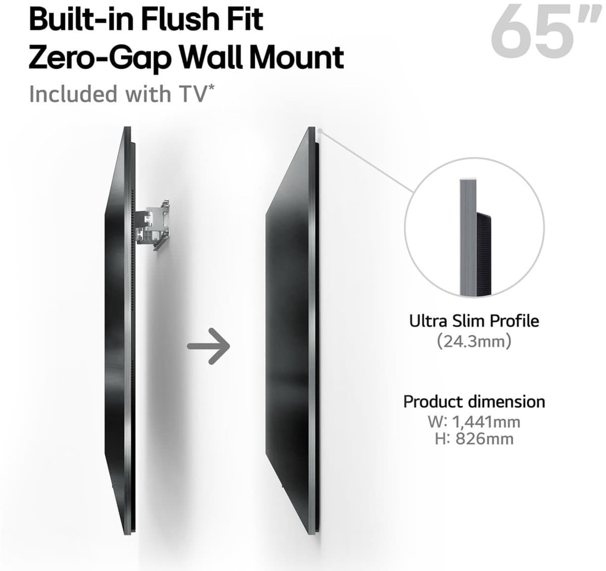 LG G5 65-inch OLED: Brightness Booster Max en Gallery Design thumbnail 3