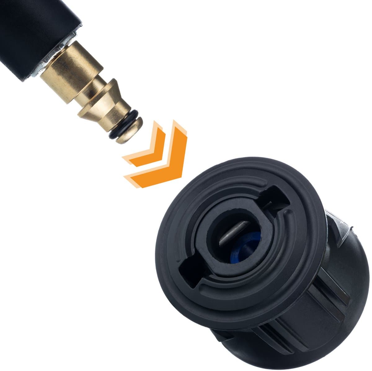 Verlengslang hogedrukslang 10m QC Stihl / Nilfisk / Gerni Quick Connect voor hogedrukreiniger thumbnail 2
