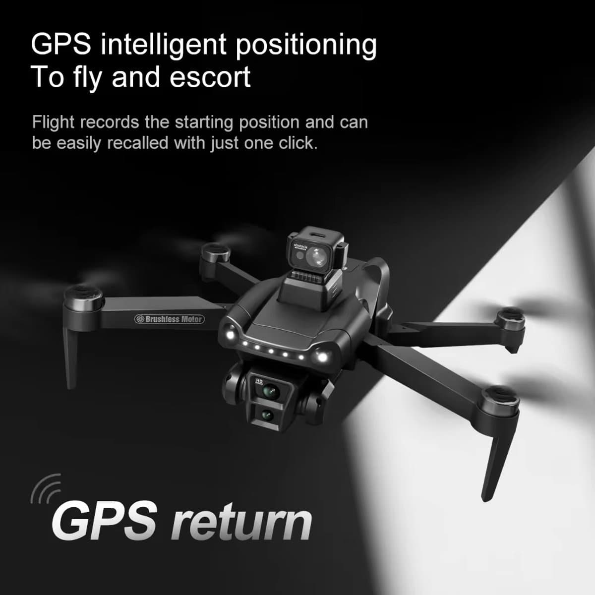V918 Drone - 8K - Gps - Professionele - Hd Camera - Opvouwbaar - Quadcopter - Dual-Camera - 25 minuten vliegtijd - 3 KM bereik - 5GHz Wifi FPV -1 click return- GPS - 8K camera's - 1 batterij - Hindernisvermijding - Zonder Vliegbewijs thumbnail 8