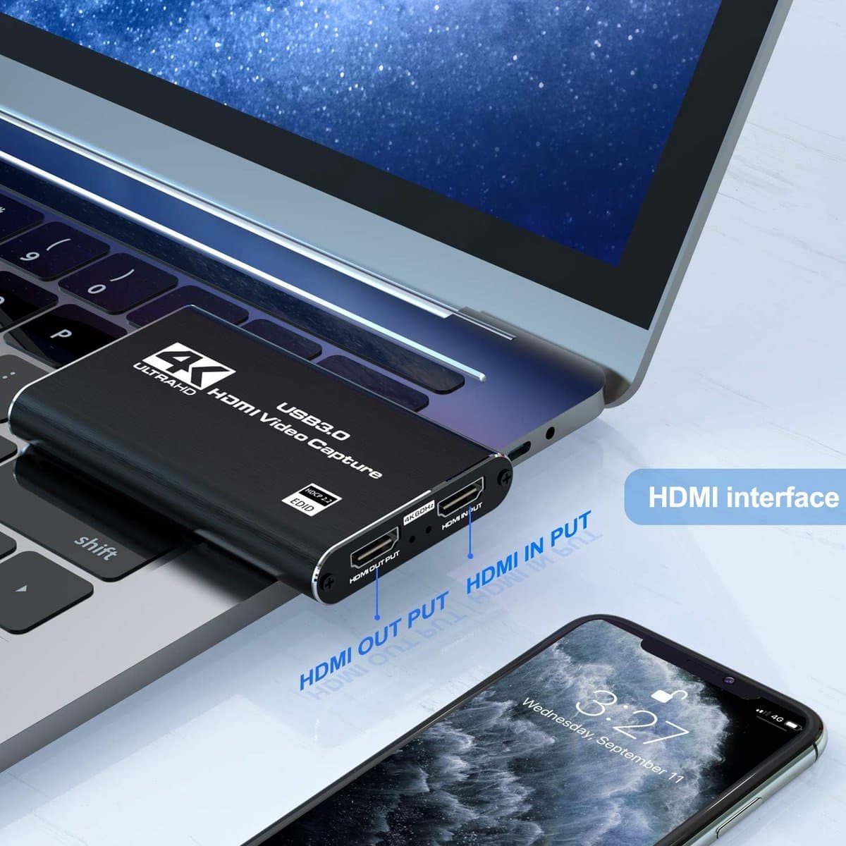 Lexium Capture card 4K - Game Capture Card - Video Grabber - Video Capture Card 4K thumbnail 5