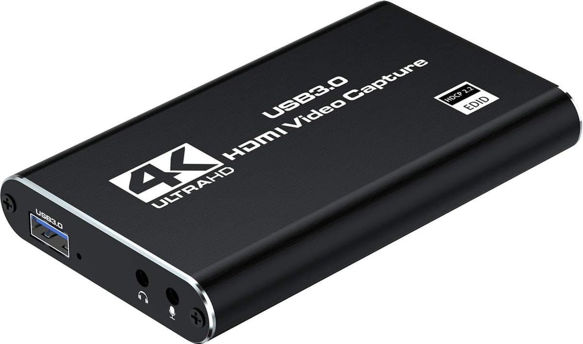 Lexium Capture card 4K - Game Capture Card - Video Grabber - Video Capture Card 4K