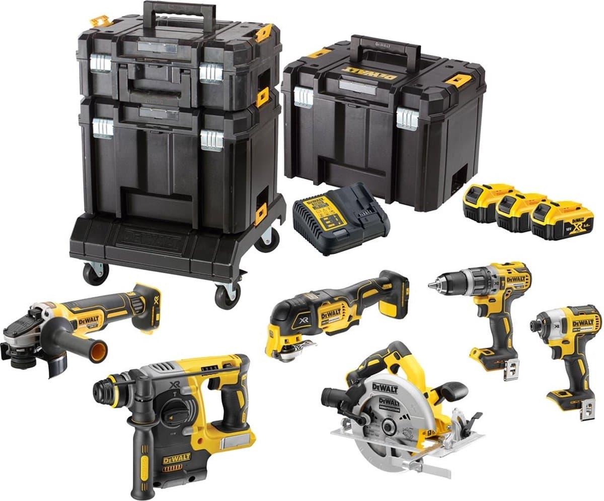 DeWALT DCK685P3T Accu combiset 6-delig 18V XR 5.0Ah in TSTAK thumbnail 2