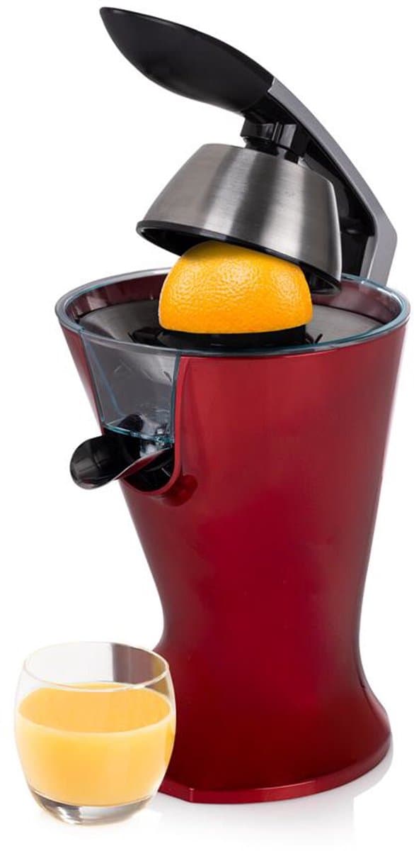 Princess Citruspers – Elektrische Citruspers - Juicer - Fruitpers - 300W – Rood Metallic – 2 Perskegels – Vaatwasserbestendige Onderdelen thumbnail 8
