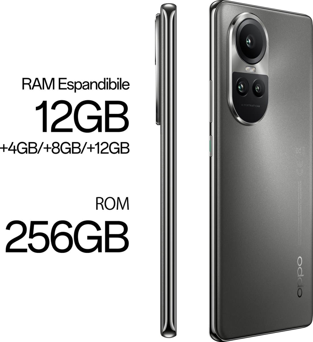 Oppo Reno10 Pro 5G - 256GB - Grijs thumbnail 4