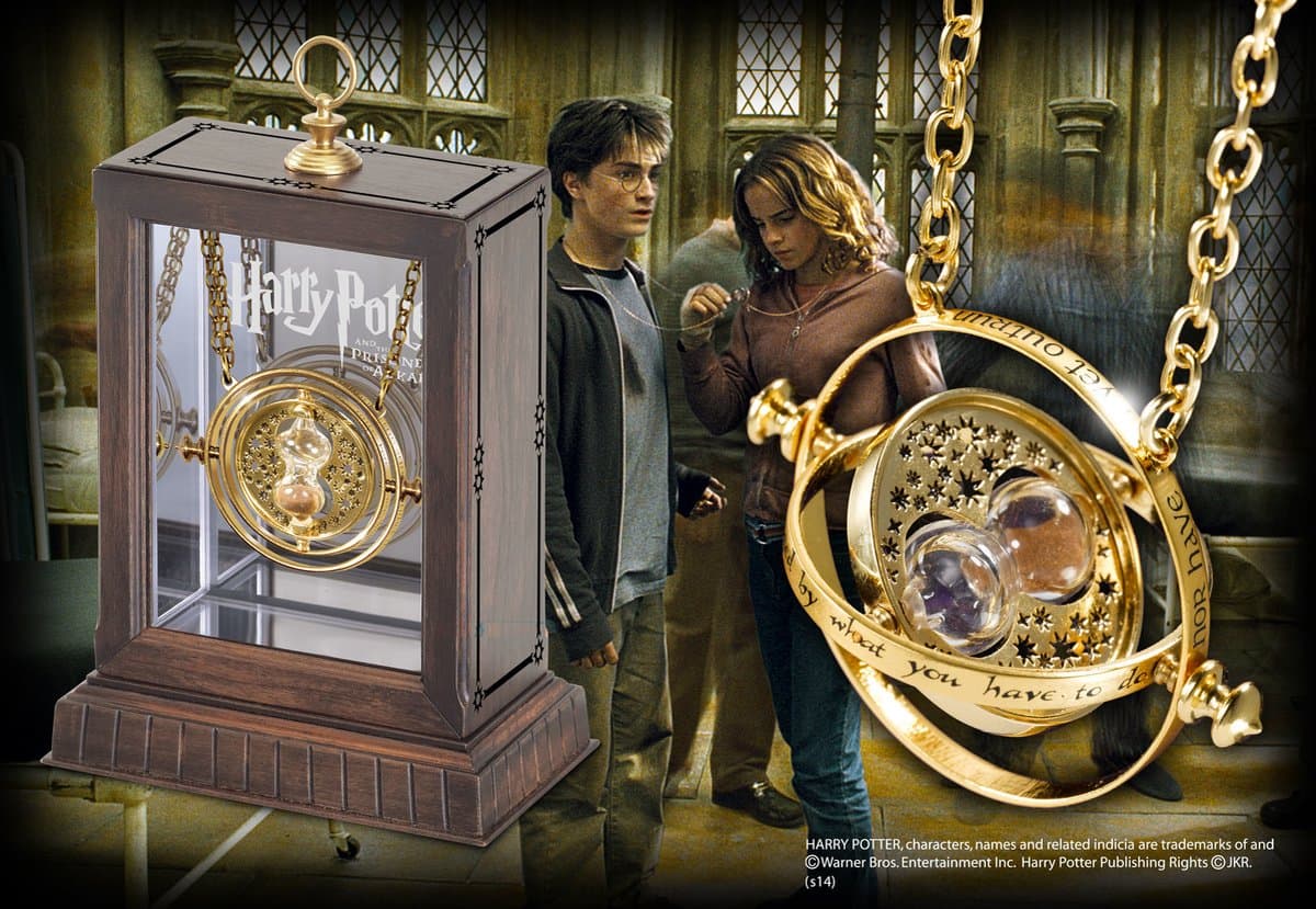 Noble Collection Harry Potter Time Turner ketting goudkleurig thumbnail 4