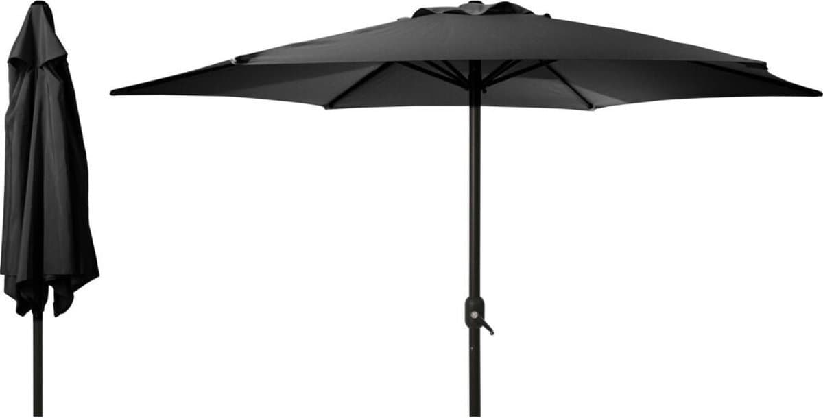 Progarden Parasol 300 Cm Donkergrijs