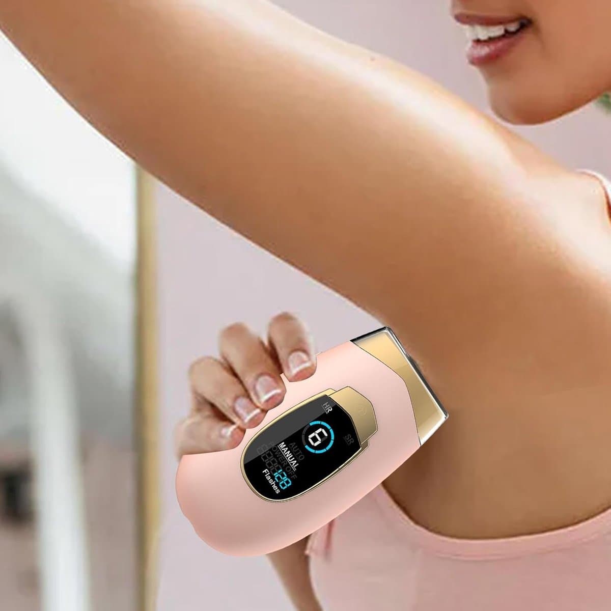 Epilator voor vrouwen - Ontharingsapparaat scheerapparaat - Gezicht lichaam - Remt haargroei - Draadloos oplaadbaar thumbnail 3