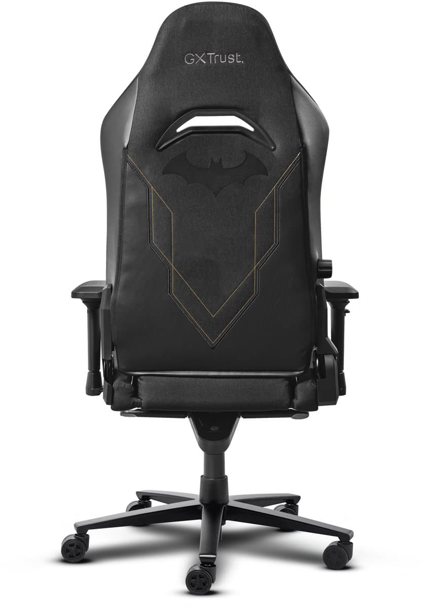 Trust GXT 721BM Ruya Pro Batman Editie - Premium Gaming Stoel - Gamestoel - Nekkussen - Verstelbare Rug Ondersteuning - Hoogte Verstelbaar - Rug- & Armleuningen Verstelbaar - Batman Zwart thumbnail 6