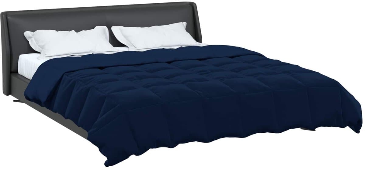 vidaXL - Winter - Duvet - Gekwilt - Donkerblauw - 220 - x - 240 - cm - Microvezel thumbnail 7