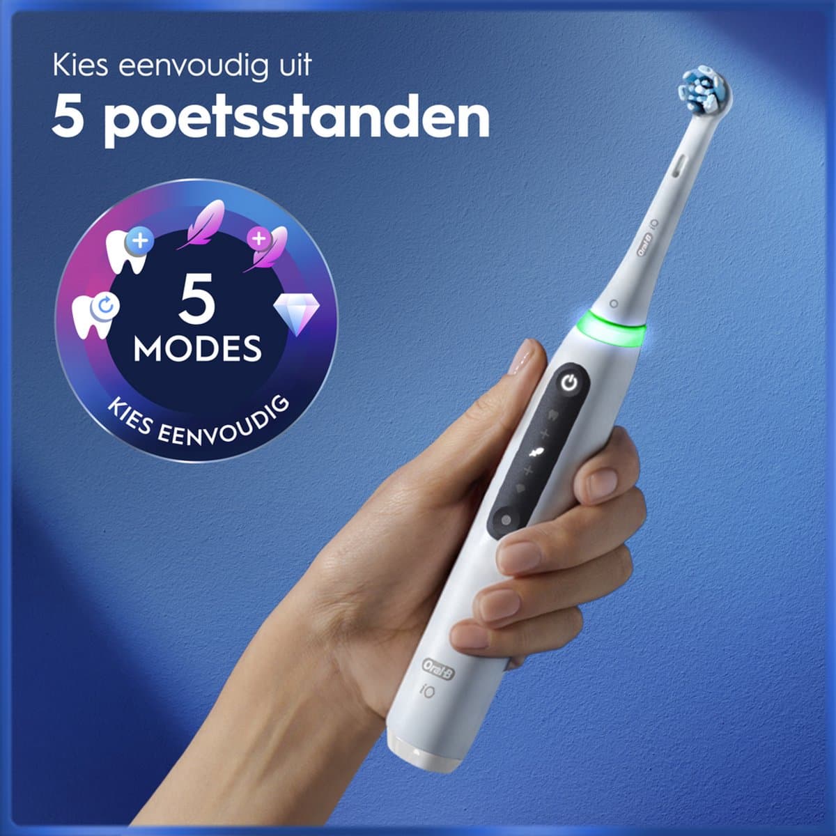 Oral-B iO 5N Elektrische Tandenborstel - Wit thumbnail 6