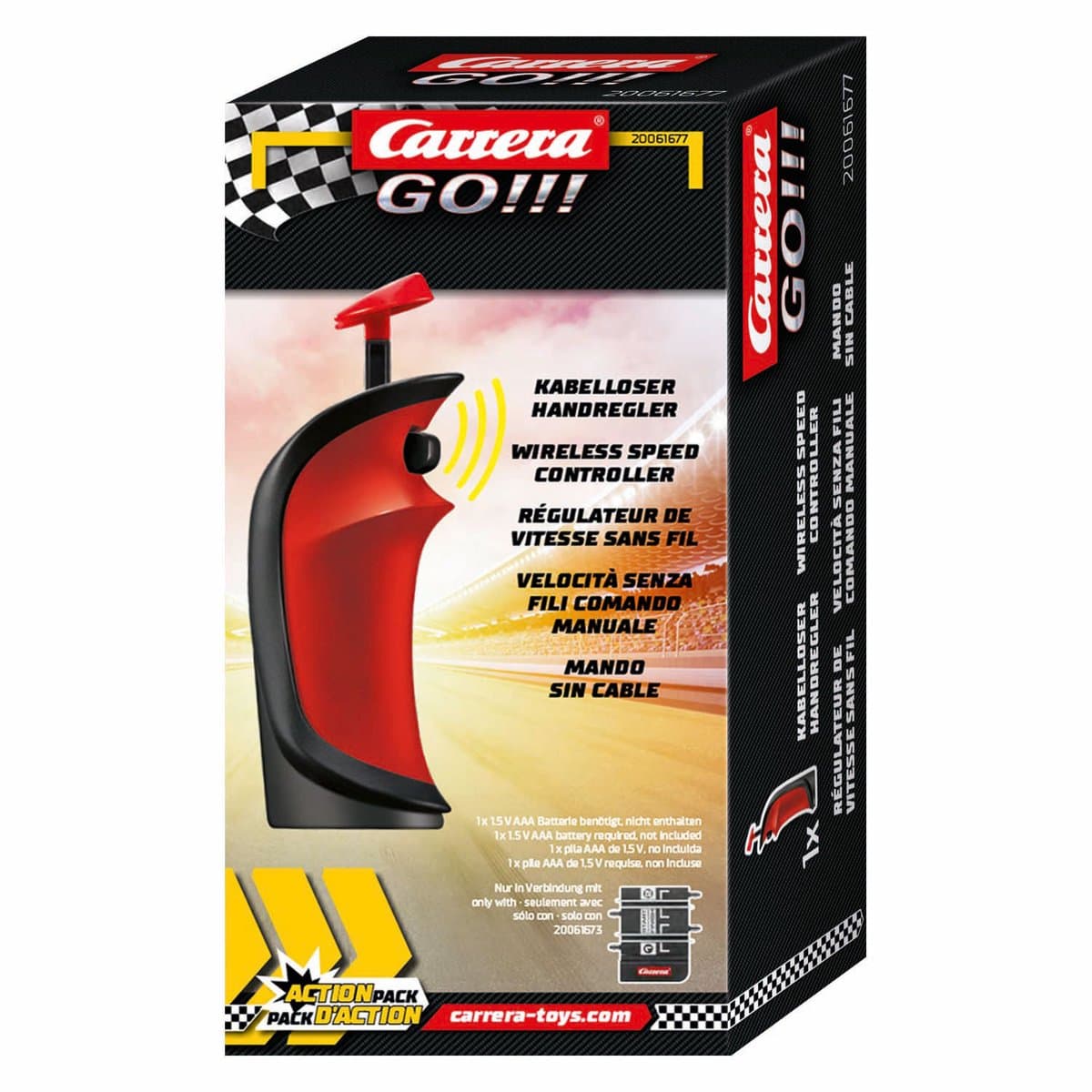Carrera GO!!! Wireless Controller SOLO – draadloos racen zonder kabels