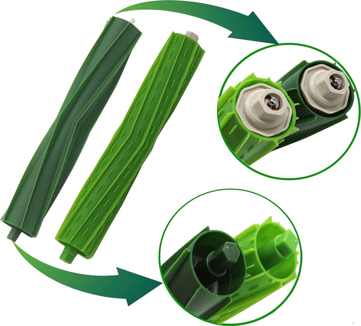 10x Accessoirespakket voor iRobot Roomba j7+/j7/i8+/i8/i7+/i7/i6+/i6/i5+/i5/i4+/i4/i3+/i3/E5/E6/E7 Filters/zijborstels/afzuigrollen thumbnail 7