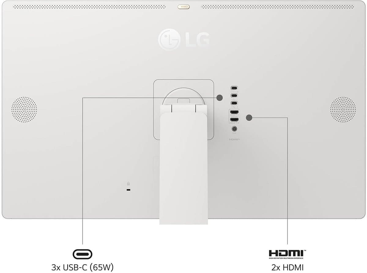 LG 32U889SA 4K Smart Touchscreen Monitor op wielen thumbnail 5