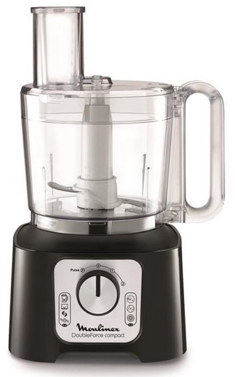 Moulinex Double Force Compact FP546811 - Keukenmachine - Foodprocessor - 800W - Zwart thumbnail 7