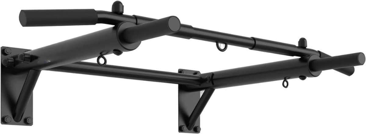 DnA® Pull Up Bar - Wasstrips - Pull Up Station - Zwart - 36cm x 1cm x 8cm