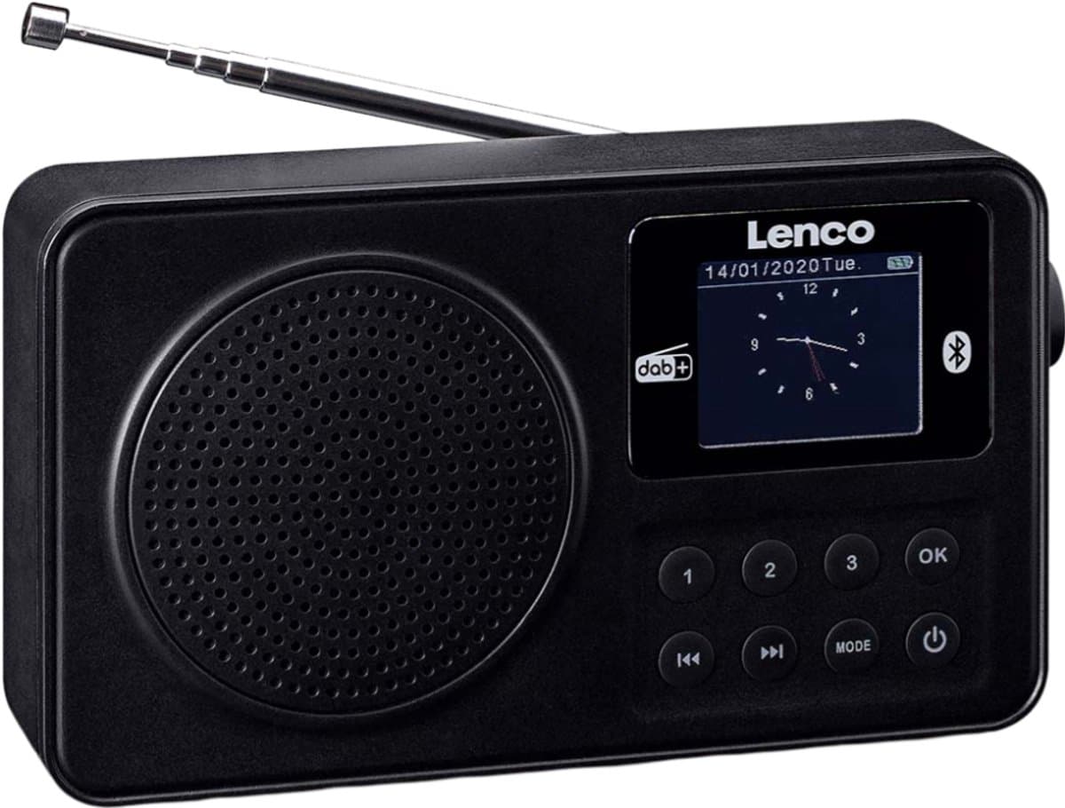 Lenco PDR-033BK - Draagbare DAB+ radio met Bluetooth - Oplaadbare Batterij - FM - Noodradio - 10 uur Accu - Zwart thumbnail 7