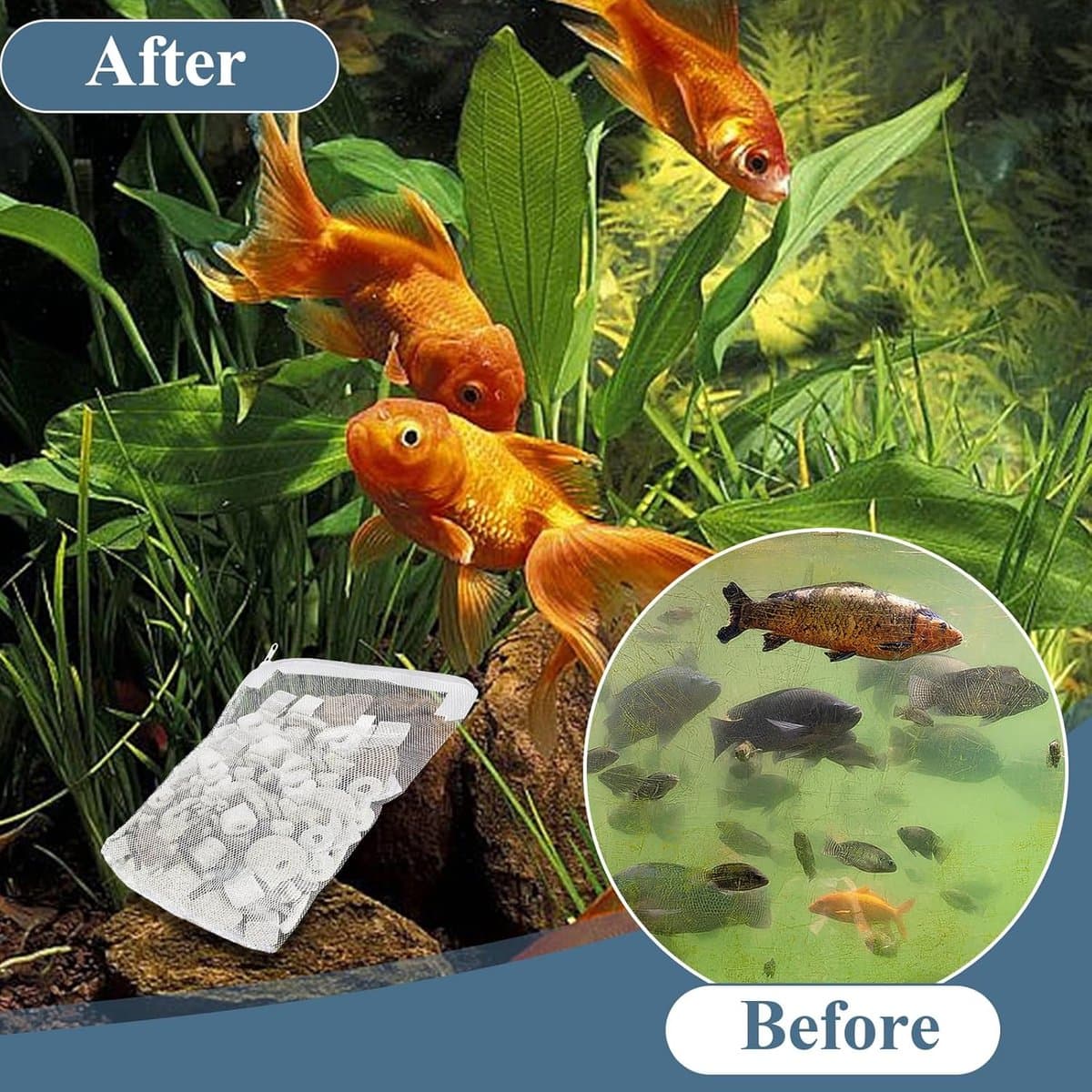 Filter Bags - 10 Stuks - Fine Mesh - Reusable - Polyester - Aquarium - Met Rits - Herbruikbaar - Perfect for Activated Carbon - Biosphere - Aquariumfilter - 15 x 20 cm - Zwart thumbnail 4