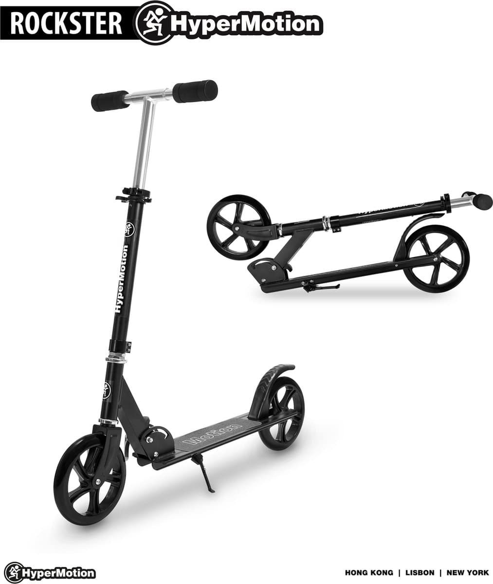 HyperMotion ROCKSTER Step voor volwassenen en tieners - Opvouwbaar - Verstelbare stuurhoogte 78-98 cm - Stuntstep, Stadsscooter voor vrouw, man, meisje en jongen thumbnail 4