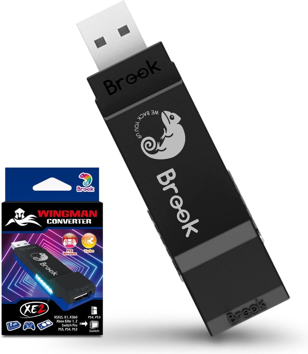 Brook Wingman XE2 - Draadloze Controller Adapter PS/Xbox naar Switch thumbnail 6