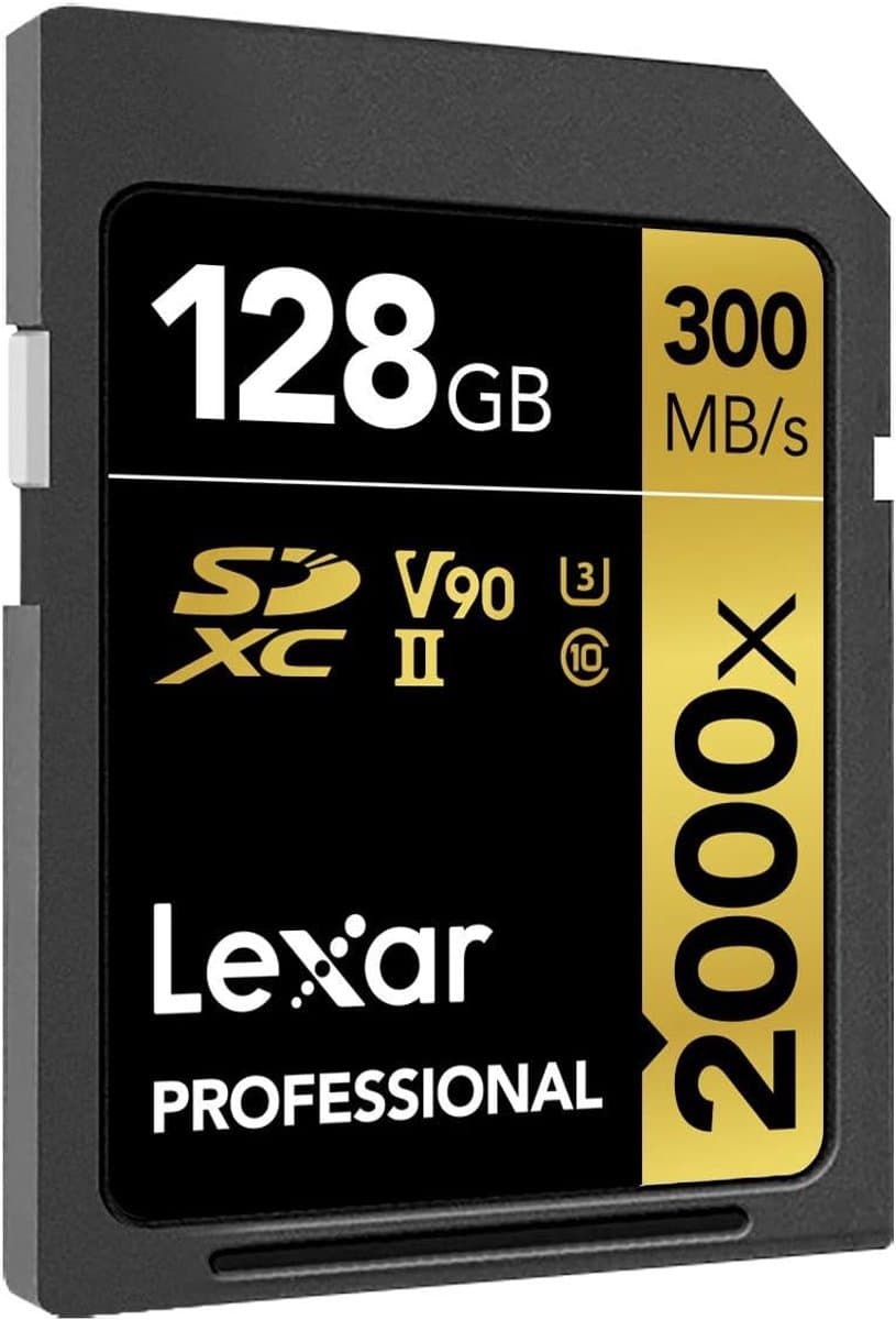 Geheugenkaart - SDXC kaart - Snelle gegevensoverdracht - UHS-II technologie - 128GB - Zwart thumbnail 3